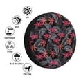 thumbnail image 4 of Susaid Colorful Hawaii Palms Print Tire Covers,Waterproof Anti-UV Snow Sun Rain Tire Covers for RV,Truck, SUV, Trailer, Camper-15 inch, 4 of 6