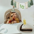 thumbnail image 6 of QZS Durable Half Birthday Decoration,1/2 Birthday Decoration for Home,78.7 Inches Green Highchair Banner for Home,Party Use,1Pack, 6 of 6