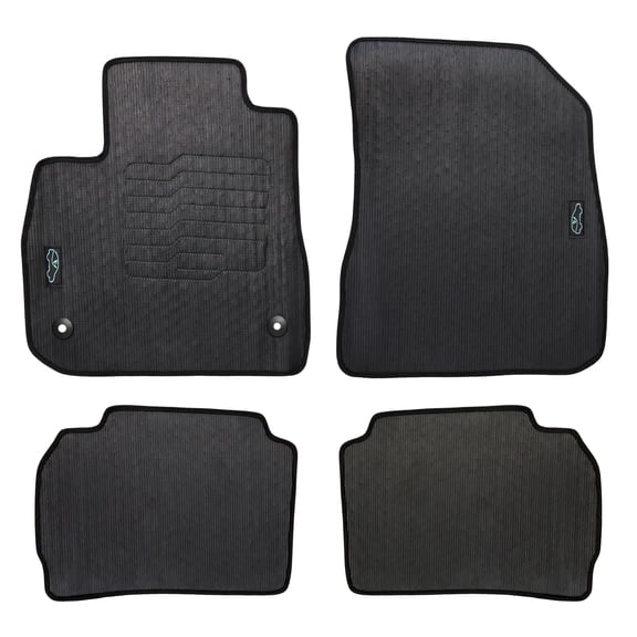 ecoMats All Weather Floor Mats Fit for 2016 to 2025 Chevrolet Malibu, Front and Rear Set