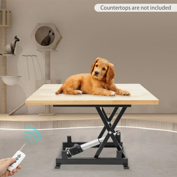 Folding Hydraulic Lift Table, 35dB Low Noise 24V DC Supermarket Material Handler