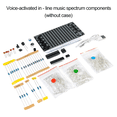 thumbnail image 4 of LED Music Spectrum DIY Kit Electronics Music Voice Control Multicolor Spectrum Soldering Project DIY Kit Without Shell,1 x DIY electronic kit,Black, 4 of 8