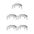 thumbnail image 2 of heritaly Violin Mute Portable Metal Practice Fiddle Part Accessory For 1/2 3/4 4/4 Violin, Golden silver 5Set, 2 of 6