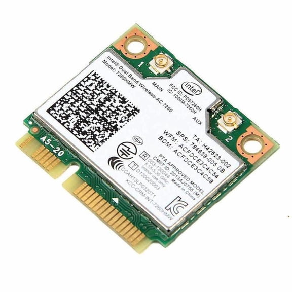 BQLQBQLQ for Intel 7260HMW Dualband Wireless-AC 7260 867 Mbit F5T7 PCI-E-Karte
