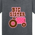 thumbnail image 4 of Inktastic Pink Tractor Big Sister Youth T-Shirt, 4 of 5