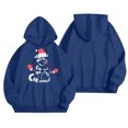 thumbnail image 1 of WILLBEST Sudadera con Capucha para Mujer, Estilo Navideño, con Estampado de Árbol de Navidad y Manga Larga Chica​​, 1 of 3
