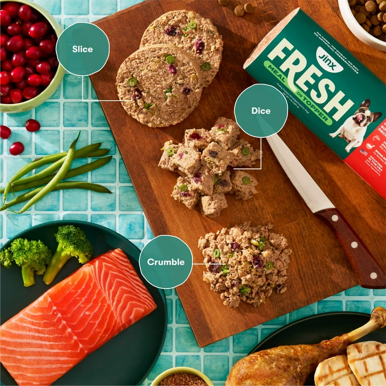Jinx Fresh Cage-Free Turkey & Sockeye Salmon Dog Food Meal or