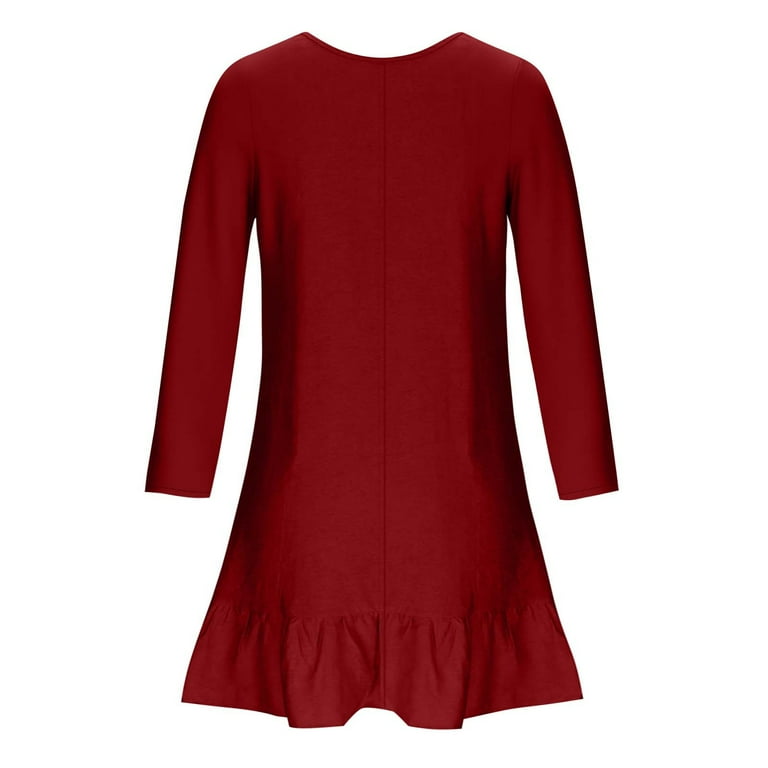 chinese dress ladies Akivide Womens Fall Dresses for Wedding Guest, Casual Plus Size Cute Heart Long  Sleeve Tiered Maxi Dress with Pockets at Amazon Women's Clothing store