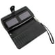 thumbnail image 5 of Cartera larga para mujer Cartera de cuero de PU multifuncional elegante Cartera femenina portátil de gran capacidad para uso diario Negro Tamaño libre Sailing, 5 of 10