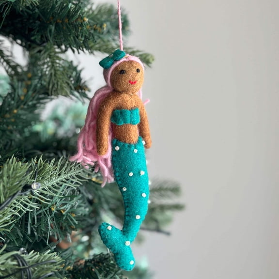 Felt Ornament - Pride Mermaid