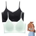 thumbnail image 1 of WILLBEST Brasier De Algodon Sujetador De Mujer Con Hebilla Frontal Y Borde De Encaje Sin Aro De Acero, Ajuste Sin Costuras, Para Yoga, Dormir, Talla Grande 855, 1 of 2