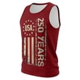 thumbnail image 5 of We the People Patriotic Tank Top for Men 1776-2026 250th Anniversary Retro American Flag Graphic Tank Top 4th Of July Independence Day Patriotic Tee Usa Muscle Crewneck Outfits,Red L, 5 of 5