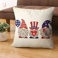 thumbnail image 6 of 4th of July PALIFEUR Pillow Covers, Patriots Pillow Cover 18 x 18 Inch, Indeoendence Day Throw Pillow Covers for Sofa Bedroom Coffice, Gnome Decorative Pillow Case, 6 of 7