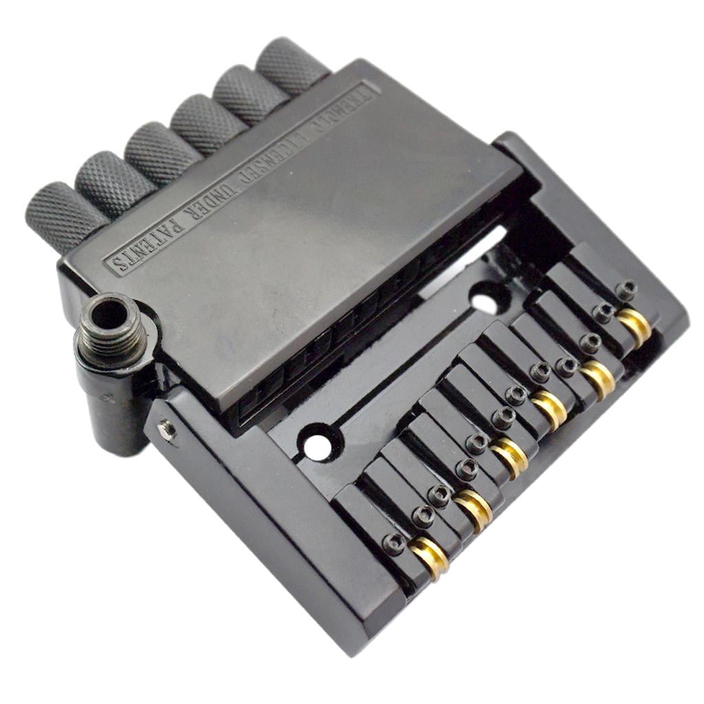 LeeQinersw 1 Set Black Guitar Saddle Bridge Roll Ball for Headless Electric Guitar Part