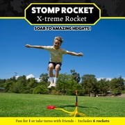 Stomp Rocket® X-Treme, 6 Rockets - Outdoor Rocket Toy Gift for Boys and Girls- with Rocket Launcher - Ages 9 Years and Up
