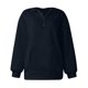 thumbnail image 5 of ICHUANYI Clearance Women's Fashion Casual Solid Zipper Turn-down Collar Long Sleeve Sweatshirt Tops Blouse With Pocket(Navy, L) ICHUANYI WER2023081510626, 5 of 6