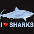 thumbnail image 3 of CafePress - I Love Sharks Women's Dark T Shirt - Women's Traditional Fit Dark T-Shirt, 3 of 4