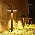 thumbnail image 4 of Lámpara de aluminio para exteriores con forma de hongo, resistente al agua, para caminos, paisajes, iluminación tipo bolardo, lámpara de pie para jardín exterior, 4 of 5