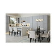 thumbnail image 2 of Adley Collection One-Light Brushed Nickel Clear Glass New Traditional Flush Mount Light, 2 of 8