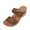 Brown-2, variant on Orthopedic Wedge Sandals for Women Wide Width Arch Support Comfortable All Day Wear Cushioned Slip on Casual Platform Summer Walking Shoes Navy-4 Size 6