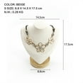 thumbnail image 6 of Necklace Display Holder Mannequin Jewelry Organizer Necklace Chain Jewelry Bust Display Holder Stand, 6 of 13