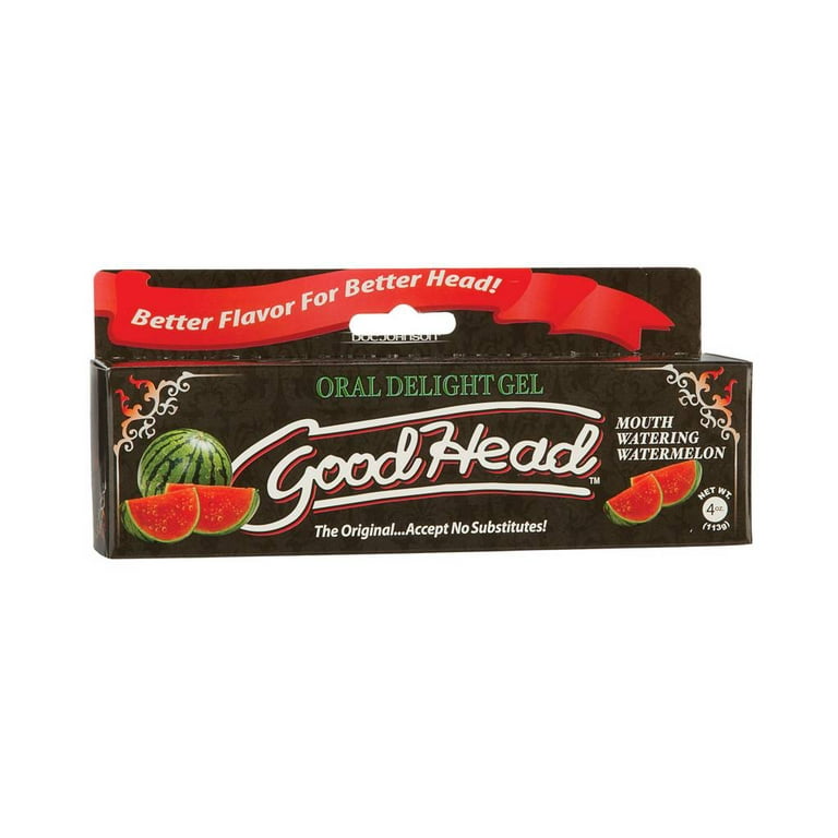 Doc Johnson Goodhead Oral Sex Gel Flavored Good Head BJ Lube Edible Couples  6pk