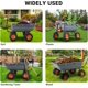 thumbnail image 5 of 800 lbs garden dump cart - utility cart con 10in tires, heavy duty wheelbarrow tires para yard, garden y lawn, 5 of 5