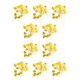 thumbnail image 1 of Guirnaldas de papel Matsuzay Confeti comprimido Adorno de boda Celebración Aniversario Amarillo 10Conjunto, 1 of 6