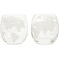 thumbnail image 4 of NutriChef Home Bar Glass Barrel Whiskey Carafe Alcohol Decanter Set w/ Glasses, 4 of 9
