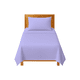 thumbnail image 1 of Sábanas Individuales Lisas We2 Dream 100% Algodón Color Lila Encanto 3 Piezas, 1 of 10