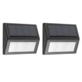 thumbnail image 1 of 2 Luces Con Energía Solar Para Exteriores Para Escaleras, Lámpara De Valla Led Automática 2 piezas Sharpla Luces de paso a prueba de agua, 1 of 8