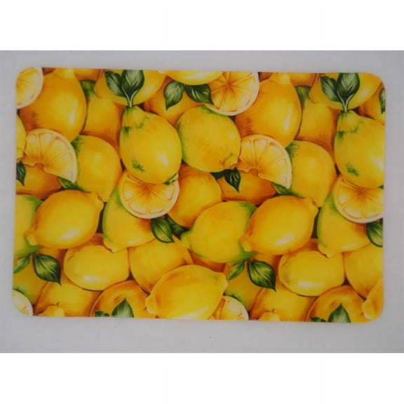 Andreas TRC-922 Lemon Rectangular Casserole Silicone Trivet - Pack of 3