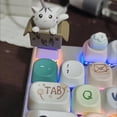 thumbnail image 6 of YIGSECU Kitten Keycap Crossed Stem Mechanical Keyboards for Gaming Use, 6 of 17
