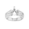 thumbnail image 2 of Rachel Koen Diamond Accent Engagement Ring Casting Platinum 1.25 Cttw Size 7, 2 of 5