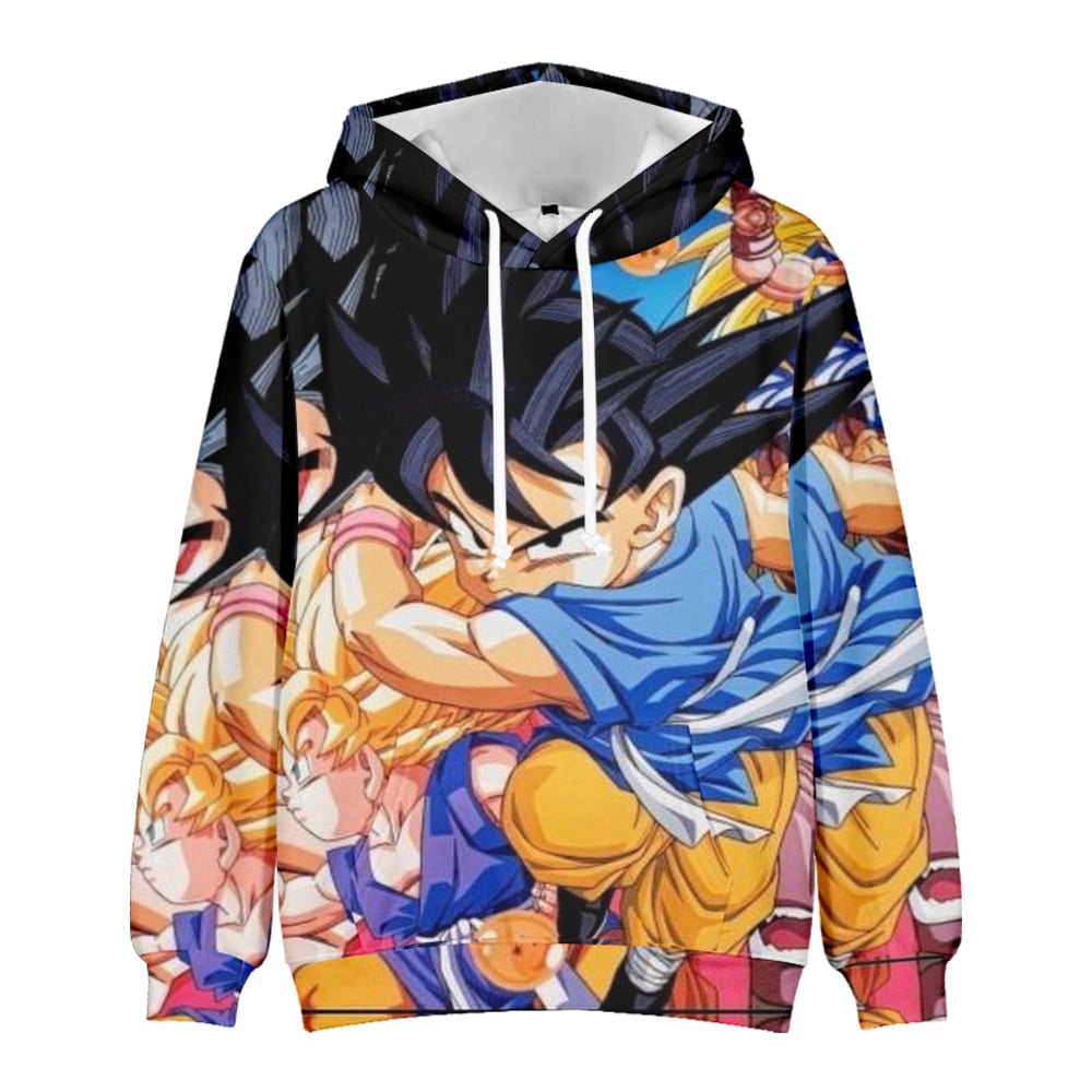 Anime Dragon- Ball Z Sweatshirt Adults Kids Hoodies Anime Clothes Goku  Hoodie Boys Girls Sweatshirt,Adult-4XL - Walmart.com