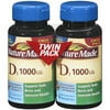 Nature Made Vitamin D3 Liquid Softgels Twin Pack, 200ct