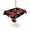 Black, variant on Outdoor Tablecloth with Umbrella Hole for Patio/Picnic/Party/Camping, Red Poppy Waterproof Table Cloth Rectangle Table Cover Washable, Spring Summer Flowers Botanical Rustic (60"x 120")