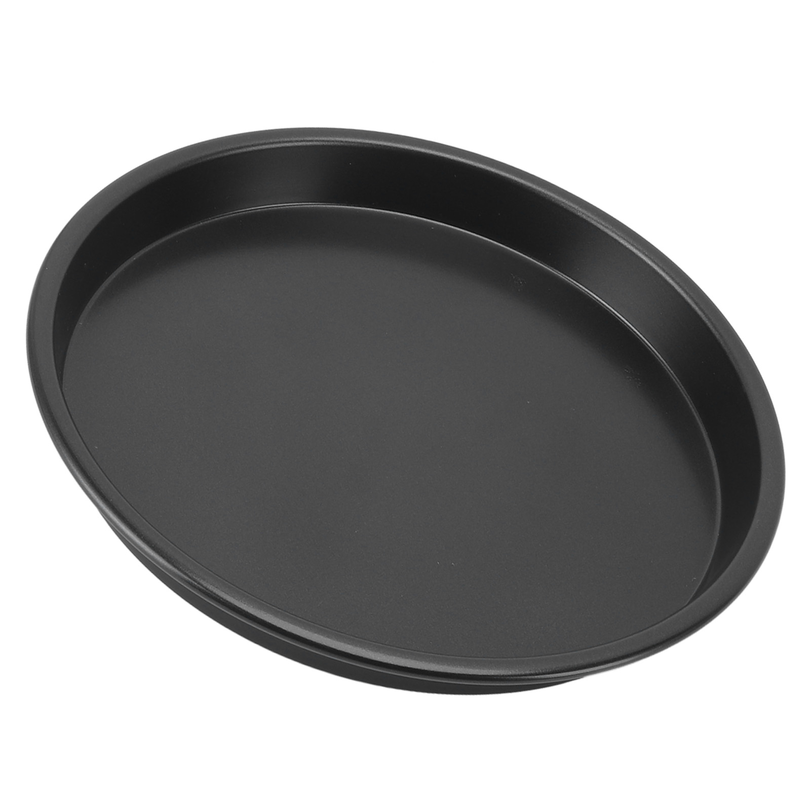 Plaque à Pizza Antiadhésive 22,9 Cm - Acier Carbone - Pour Four Et Micro-ondes - Noire