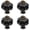 Black, variant on Minzimin 4pcs Pumpkin Knobs, Vintage Ceramic Cabinet Knobs | Dresser Knobs, Drawer Knobs, Door Knobs, Drawer Pulls, Dresser Handles with Mounting Screws