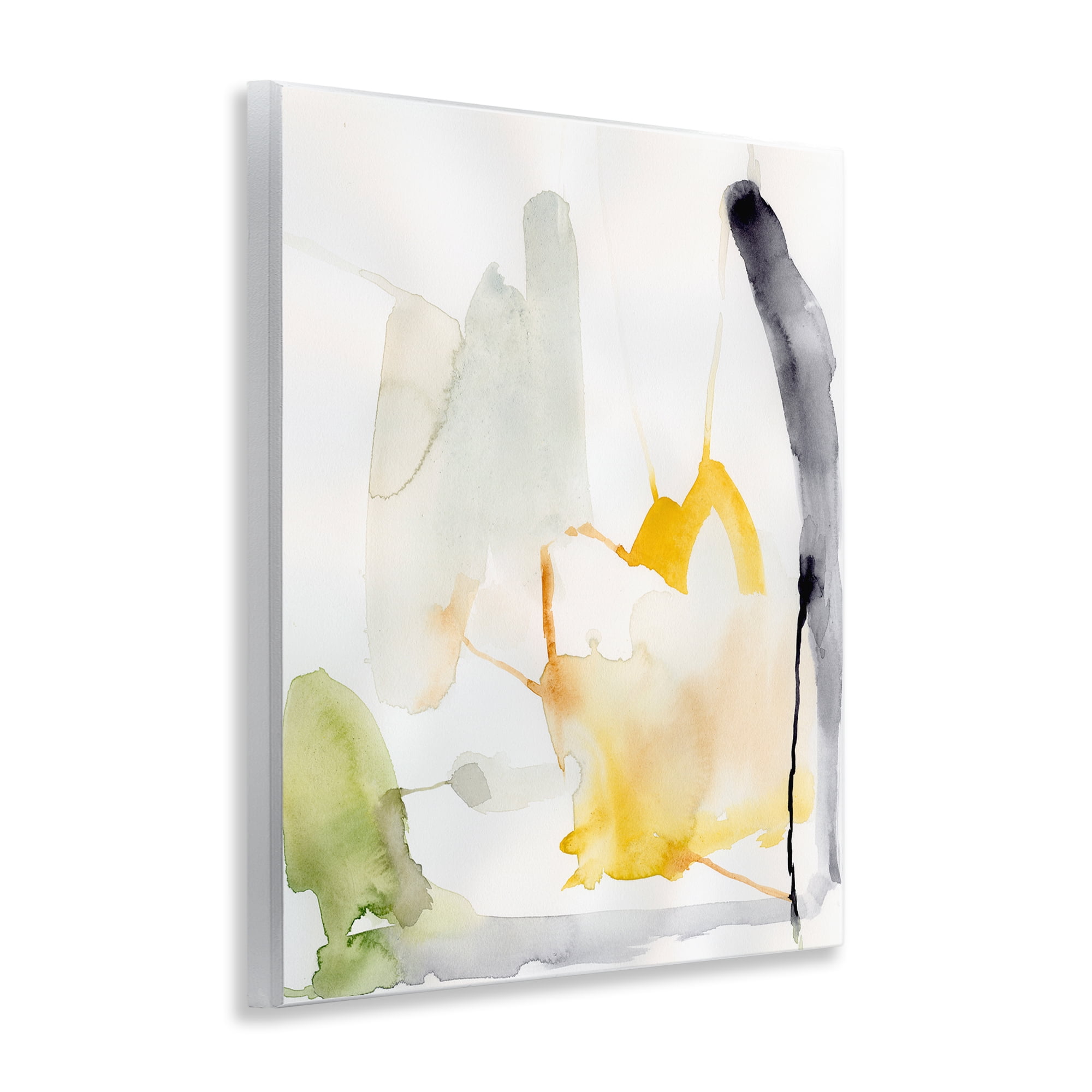 Stupell Industries Subtle Watercolor Splashes Abstract Painting Unframed Art Print Wall Art, 11 x 14