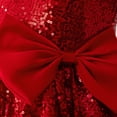 thumbnail image 7 of XEGLSBU Girls Dresses Size 14-16 Holiday Girls Sequin off Shoulder Party Dress Gown Tutu Formal Evening Gown for Birthday Celebration And Red Size 5-6 Years, 7 of 7