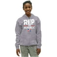 thumbnail image 4 of Dominicana Rep the Republic Cool Flag Zip Up Hoodie Men's Women's Brisco Brands M, 4 of 5