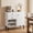 White, variant on Costway 1/2 PCS 31" Sideboard Credenza Buffet Cabinet with Storage & 2 Open Compartments White