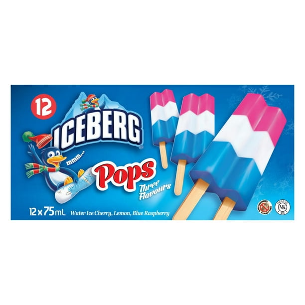 Pops trois saveurs Iceberg