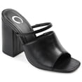 thumbnail image 1 of Journee Collection Womens Heiddy Tru Comfort Foam Open Square Toe Block Heel Sandals, 1 of 6