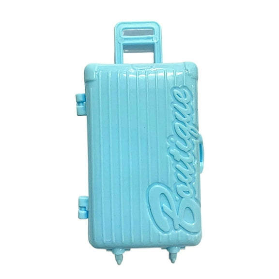 Suitcase Doll Accessories Shopping Outdoor Travel Storage Box Clothes Shoes Accessories Toys Pull Box 13.6g