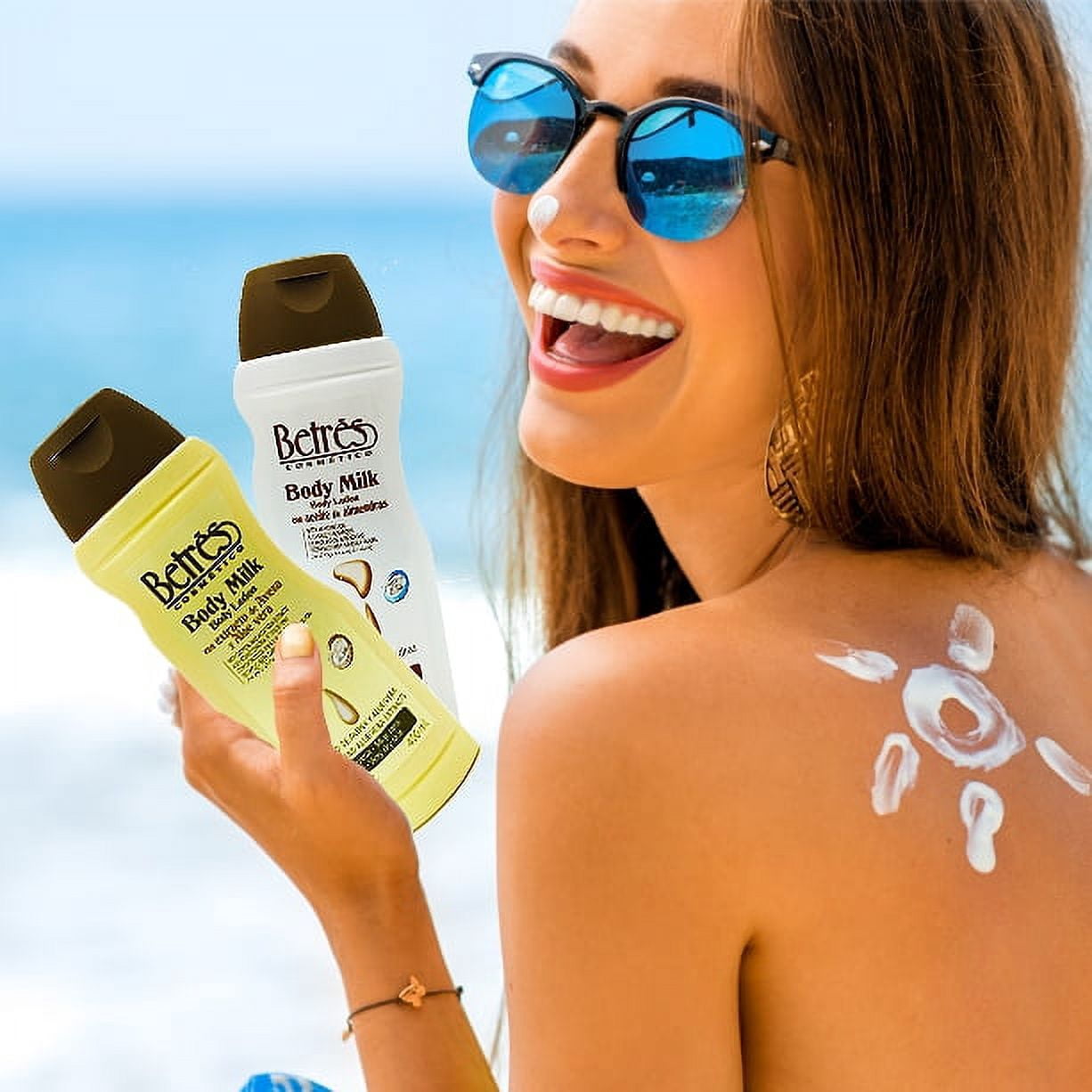 Betres Body Lotion with Oatmeal (Avena) & Aloe Vera Extract 13.5 Oz.