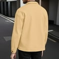 thumbnail image 4 of uikmnh Cute Shirts Men's Autumn and Winter Lapel Woolen Shirt Jacket Size:XL, 4 of 4