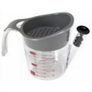 HIC Roasting Glass Fat Separator With Gravy Strainer