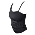 thumbnail image 4 of Traje de Baño Tankini Op para Mujer con Tirantes Negro Talla CH, 2 Piezas, 4 of 4