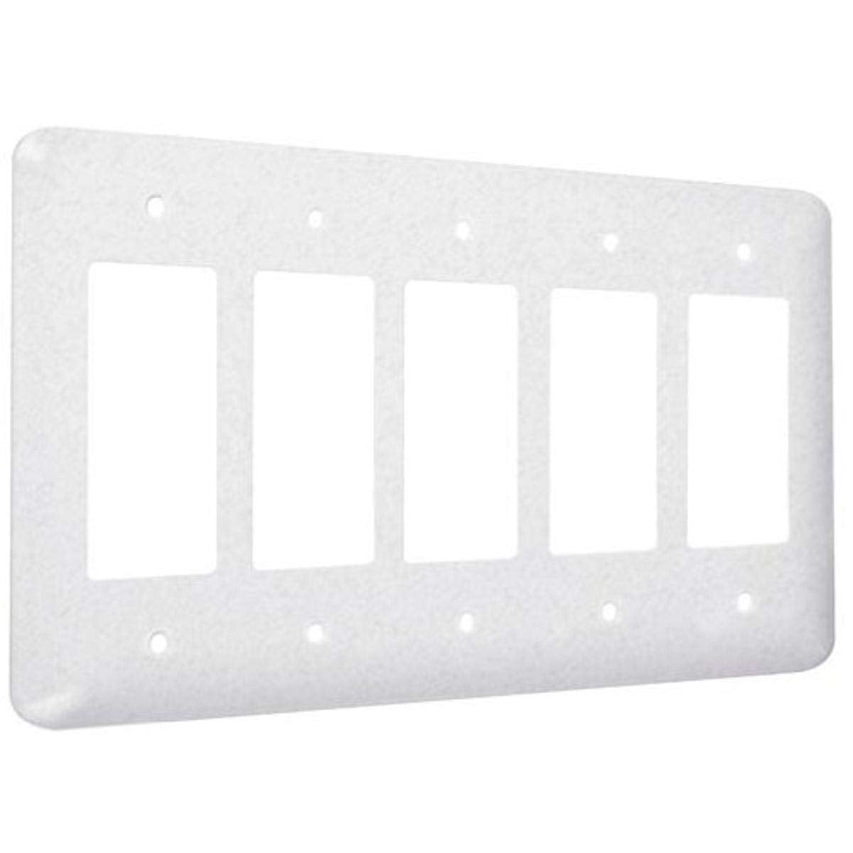 Ivory Smooth TayMac WI-DD Standard Metallic Wallplate with Two Duplex Receptacle Type Two Gang 